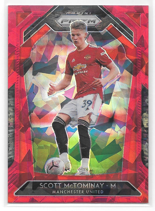 Scott McTominay (Manchester United) Red Ice Panini Prizm Premier League 20-21