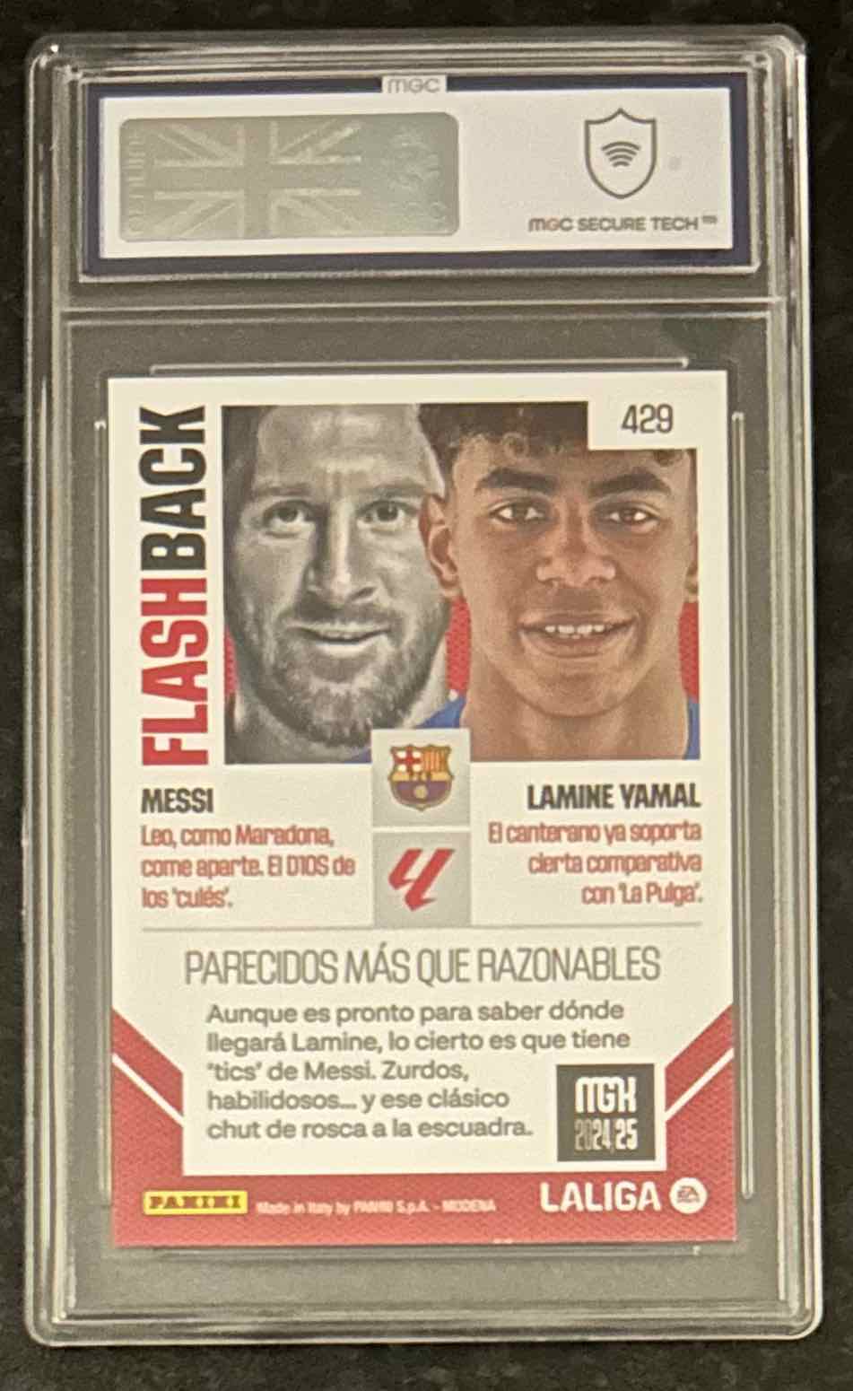 Lionel Messi / Lamine Yamal (FC Barcelona) Flashback Panini MegaCracks La Liga 24 -25 MGC 8