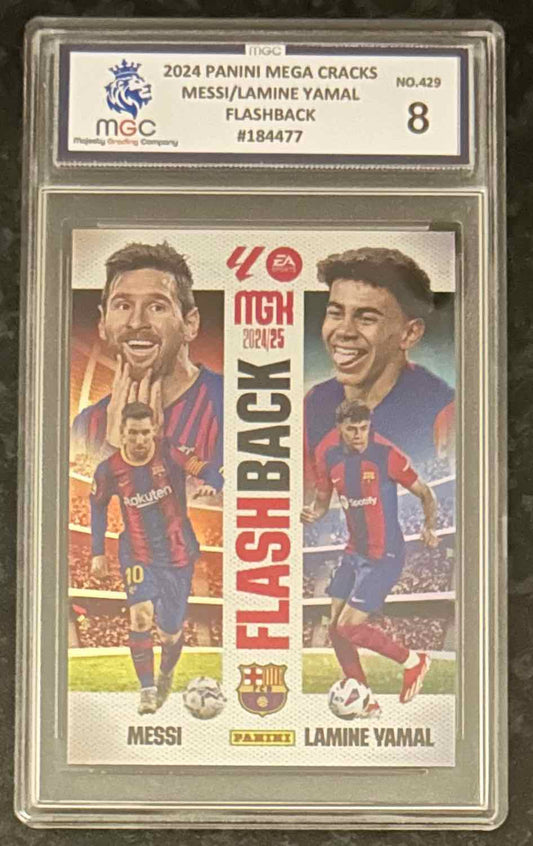 Lionel Messi / Lamine Yamal (FC Barcelona) Flashback Panini MegaCracks La Liga 24 -25 MGC 8