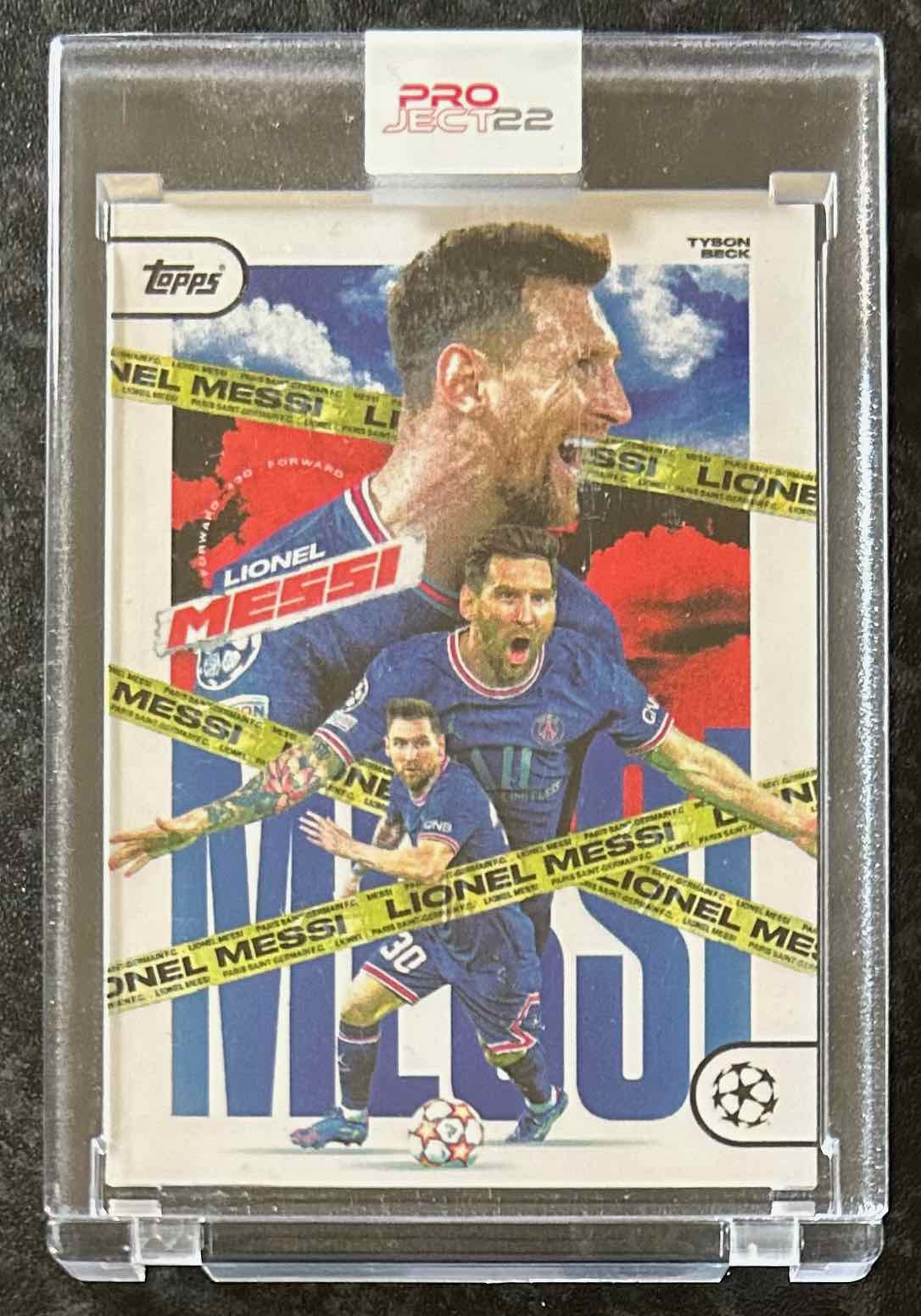 Lionel Messi (PSG) x Tyson Beck Topps Project 2022