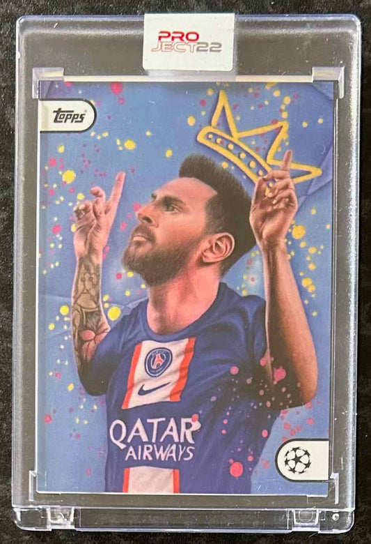 Lionel Messi (PSG) x Sanil Chitrakar Topps Project 2022