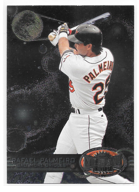 Rafael Palmeiro (Baltimore Orioles) Metal Universe Baseball 1997