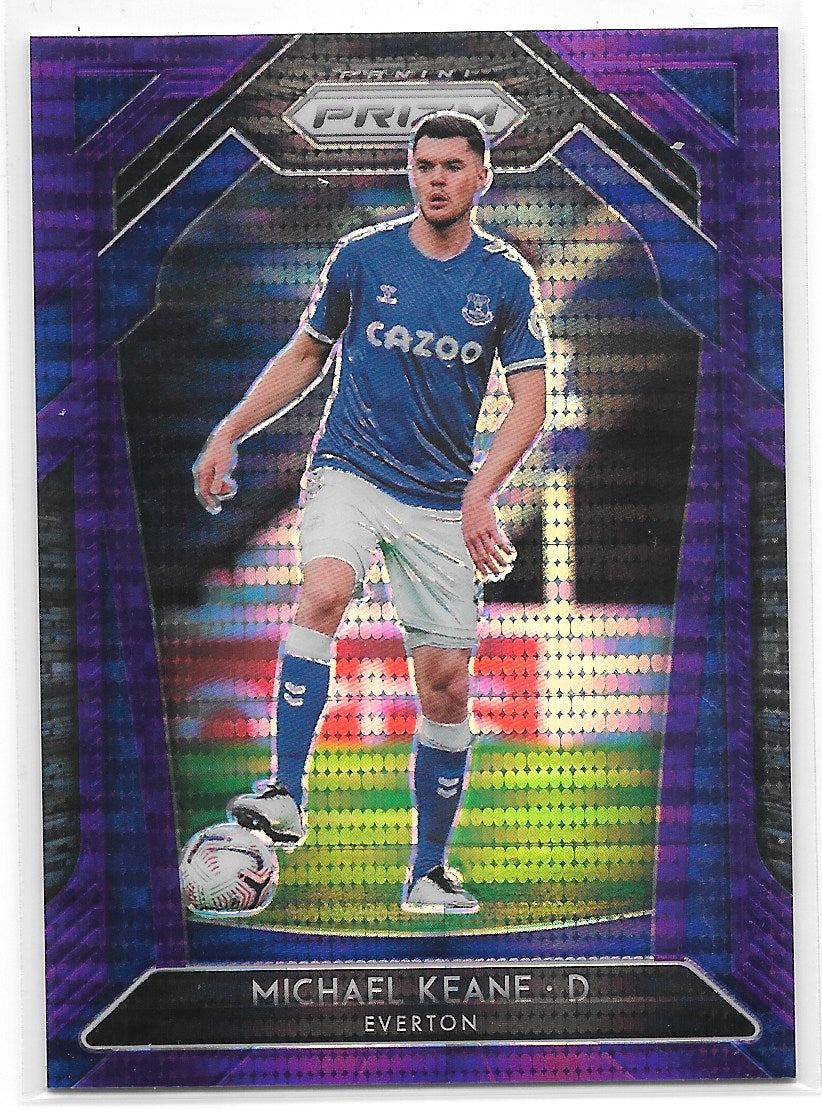 Michael Keane (Everton) Violet Breakaway /99 Panini Prizm Premier League 20-21