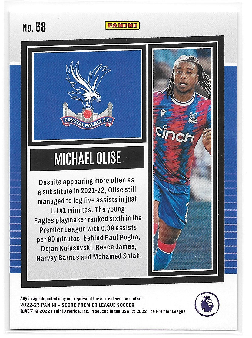 Michael Olise (Crystal Palace) Red Swirl /65 Panini Score Premier League 22-23