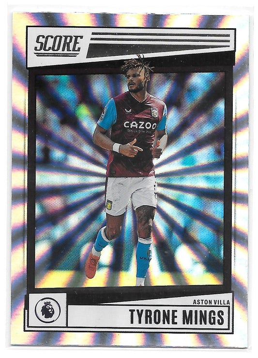 Tyrone Mings (Aston Villa) Silver Laser Panini Score Premier League 22-23