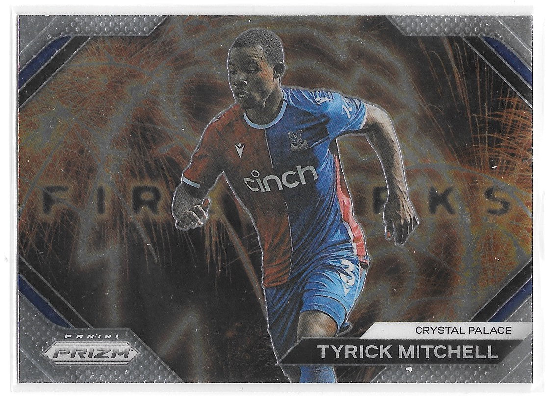 Tyrick Mitchell (Crystal Palace) Fireworks Panini Prizm Premier League 23-24