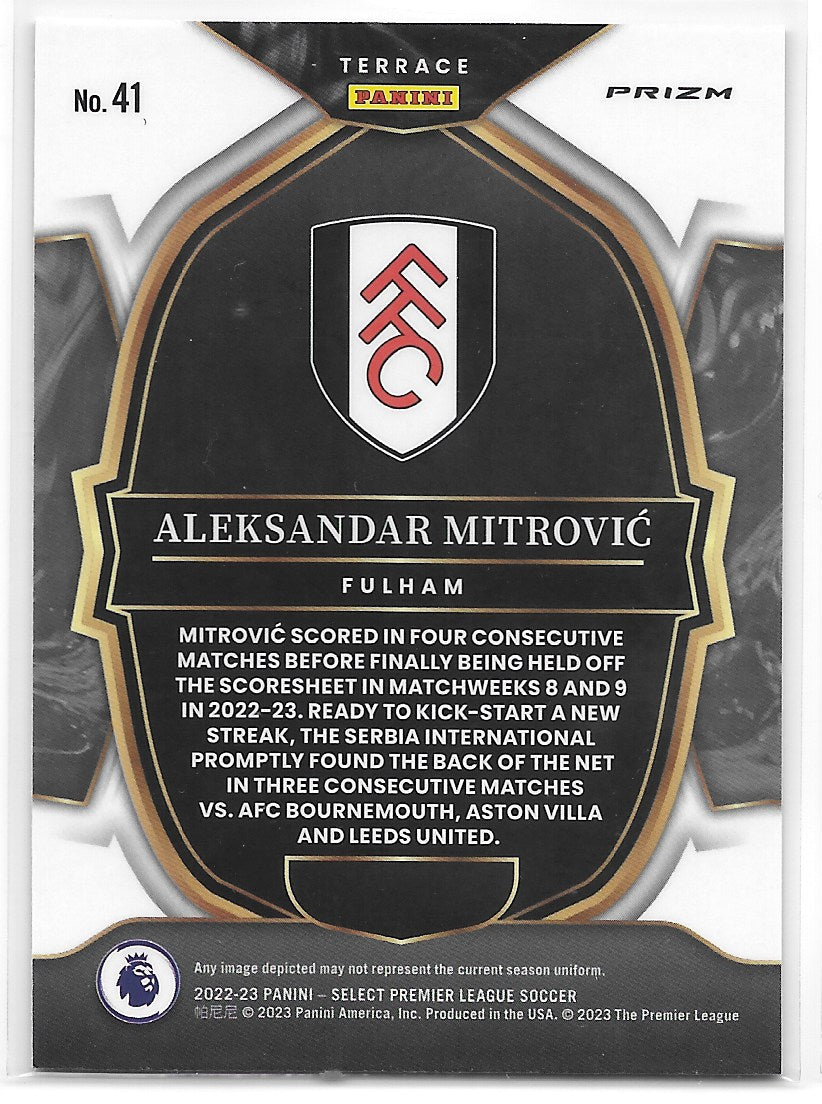 Aleksandar Mitrovic (Fulham FC) Terrace MultiColor Panini Select Premier League 22-23