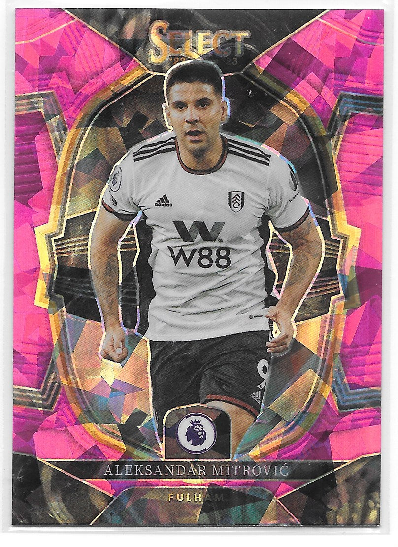 Aleksandar Mitrovic (Fulham FC) Terrace Pink Ice Panini Select Premier League 22-23