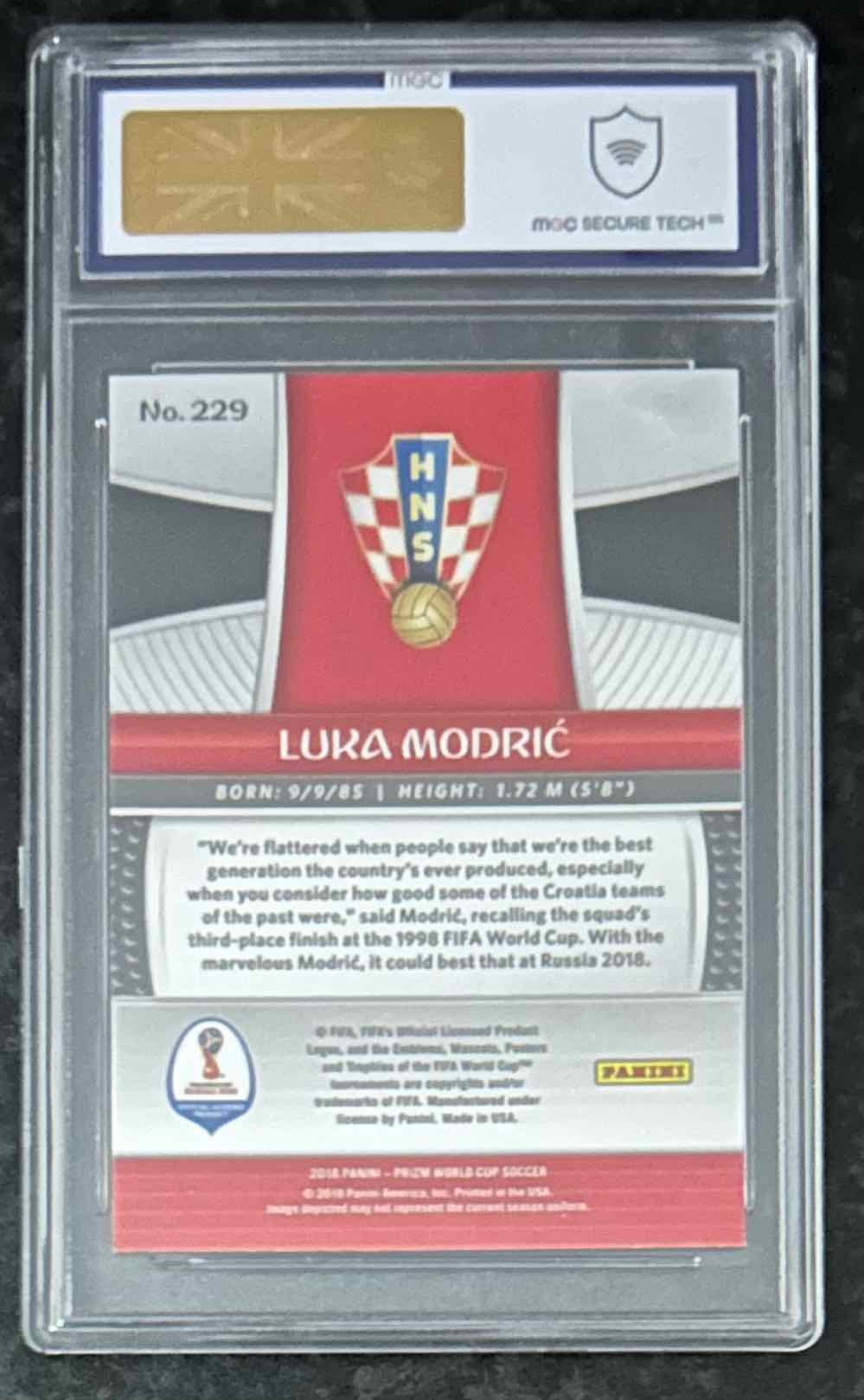 Luka Modric (Croatia) Panini Prizm World Cup 2018 MGC 10