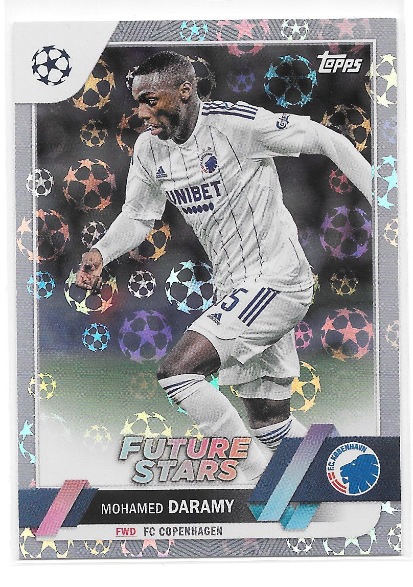 Mohamed Daramy (FC Copenhagen) Starball Foil Future Stars Topps UCC Flagship 22-23