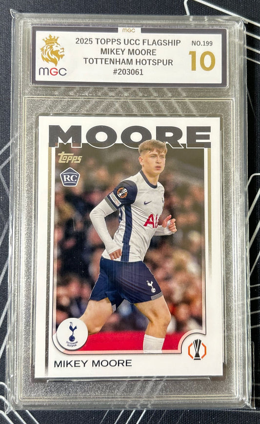 Mikey Moore (Tottenham Hotspur) Rookie Card Topps UCC Flagship 24-25 MGC 10