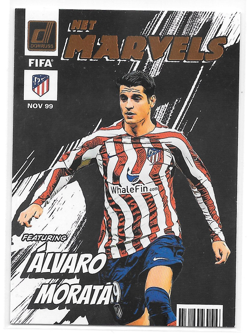 Alvaro Morata (Atletico de Madrid) Net Marvels Panini Donruss FIFA 22-23