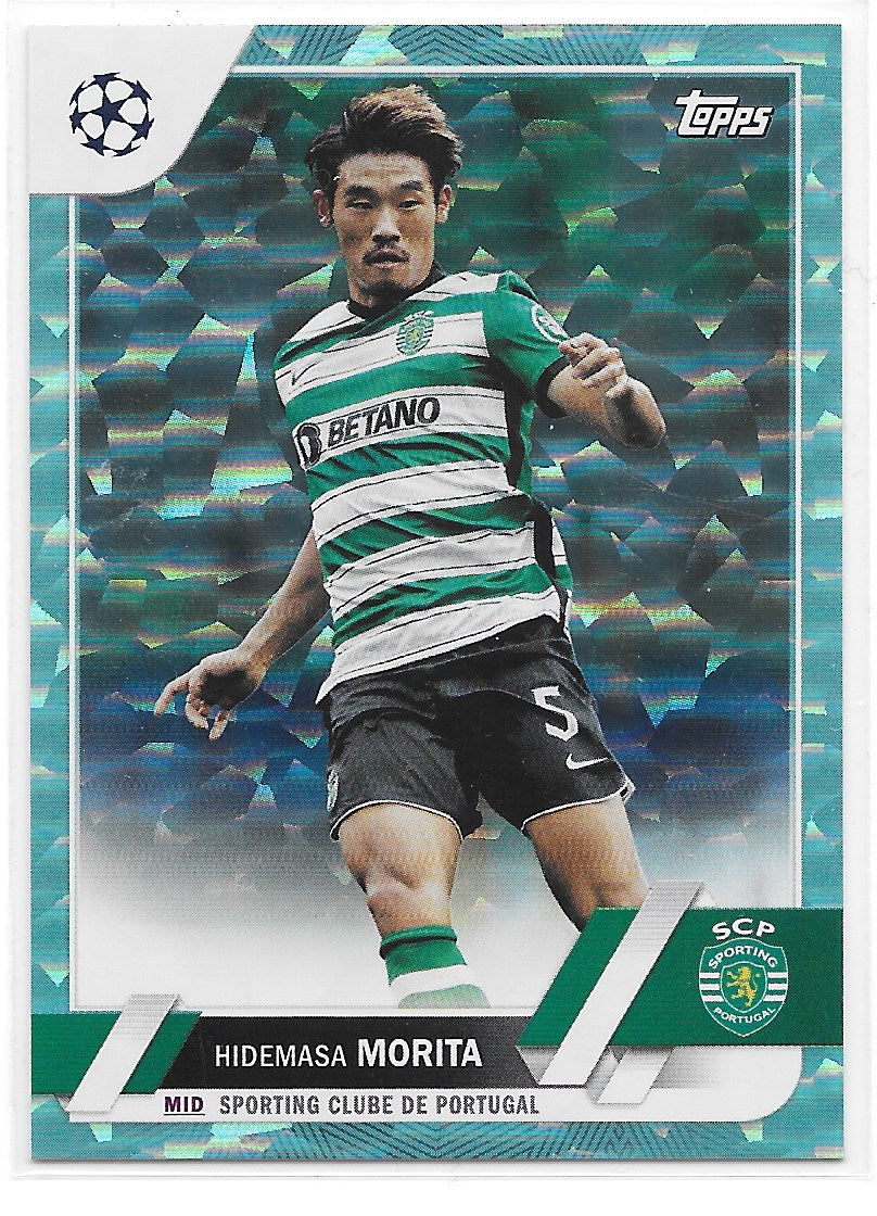 Hidemasa Morita (Sporting Clube de Portugal) Icy Aqua Foil /399 Topps UCC Flagship 22-23