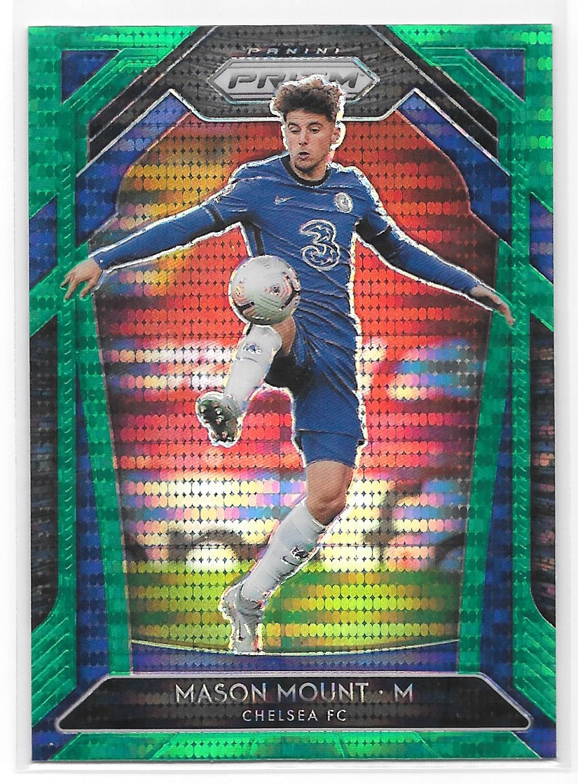 Mason Mount (Chelsea) Green Pulsar Panini Prizm Premier League 20-21