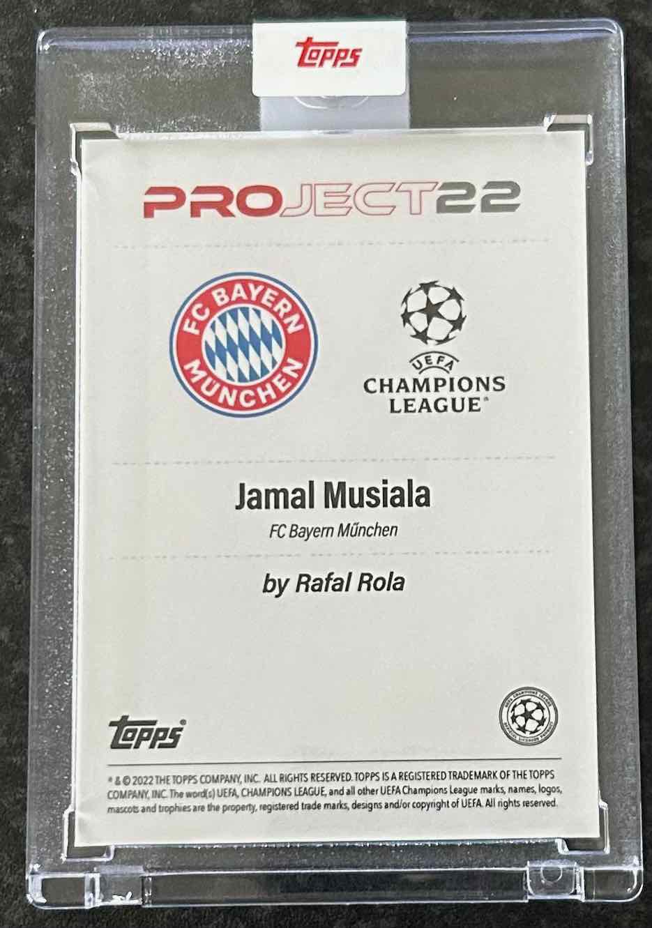 Jamal Musiala (FC Bayern Munchen) x Rafal Rola Topps Project 2022