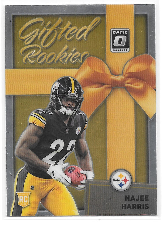 Najee Harris (Pittsburgh Steelers) Gifted Rookies Panini Donruss Optic Football 2021