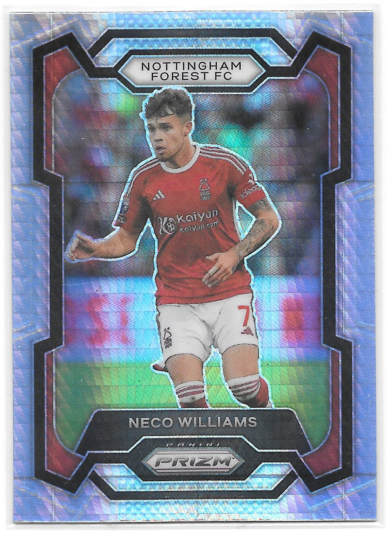 Neco Williams (Nottingham Forest) Hyper Panini Prizm Premier League 23-24