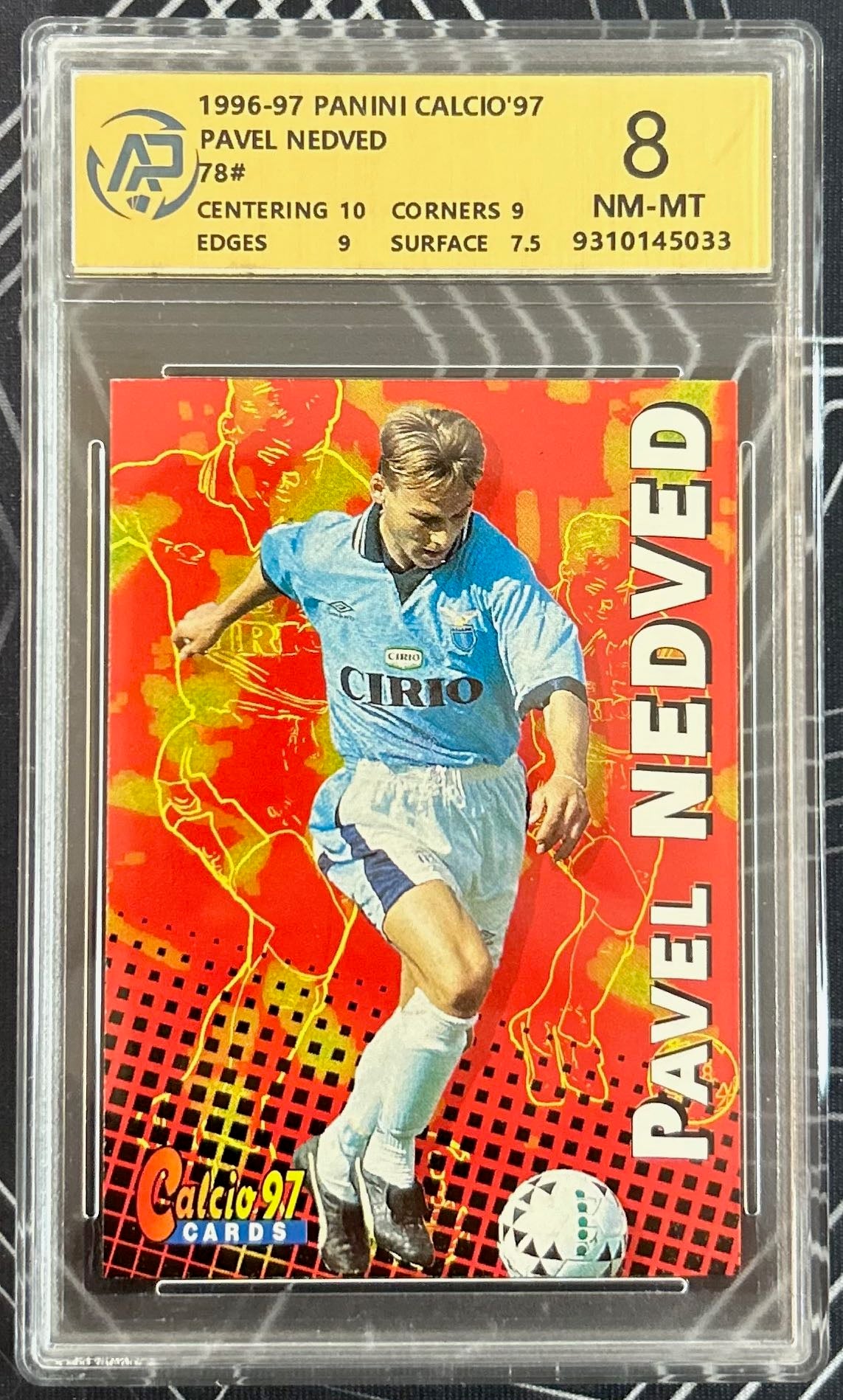 Pavel Nedved (Lazio) Panini Calcio 97 Serie A 1996-97 RPA 8