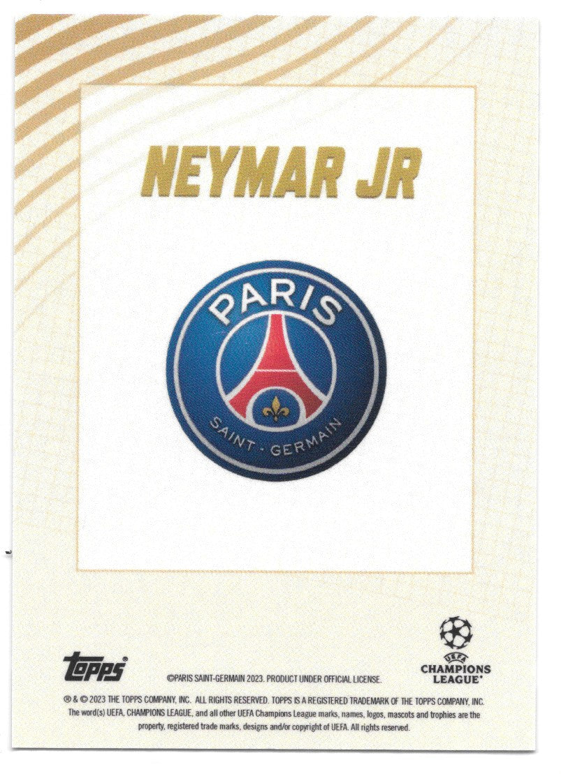 Neymar Jr (PSG) Gold Topps Gold x Dan Leydon UEFA 22-23