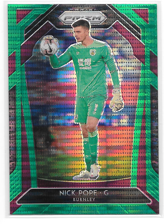 Nick Pope (Burnley FC) Green Pulsar Panini Prizm Premier League 20-21