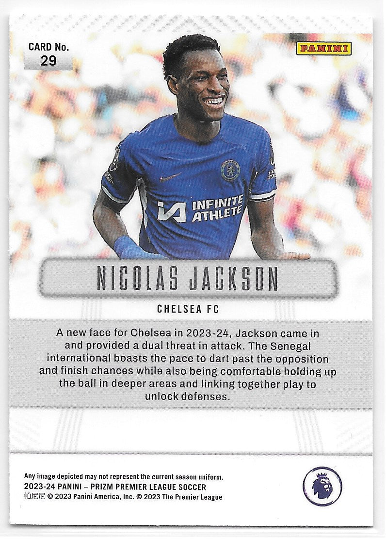 Nicolas Jackson (Chelsea FC) Flashback 2012 Panini Prizm Premier League 23-24