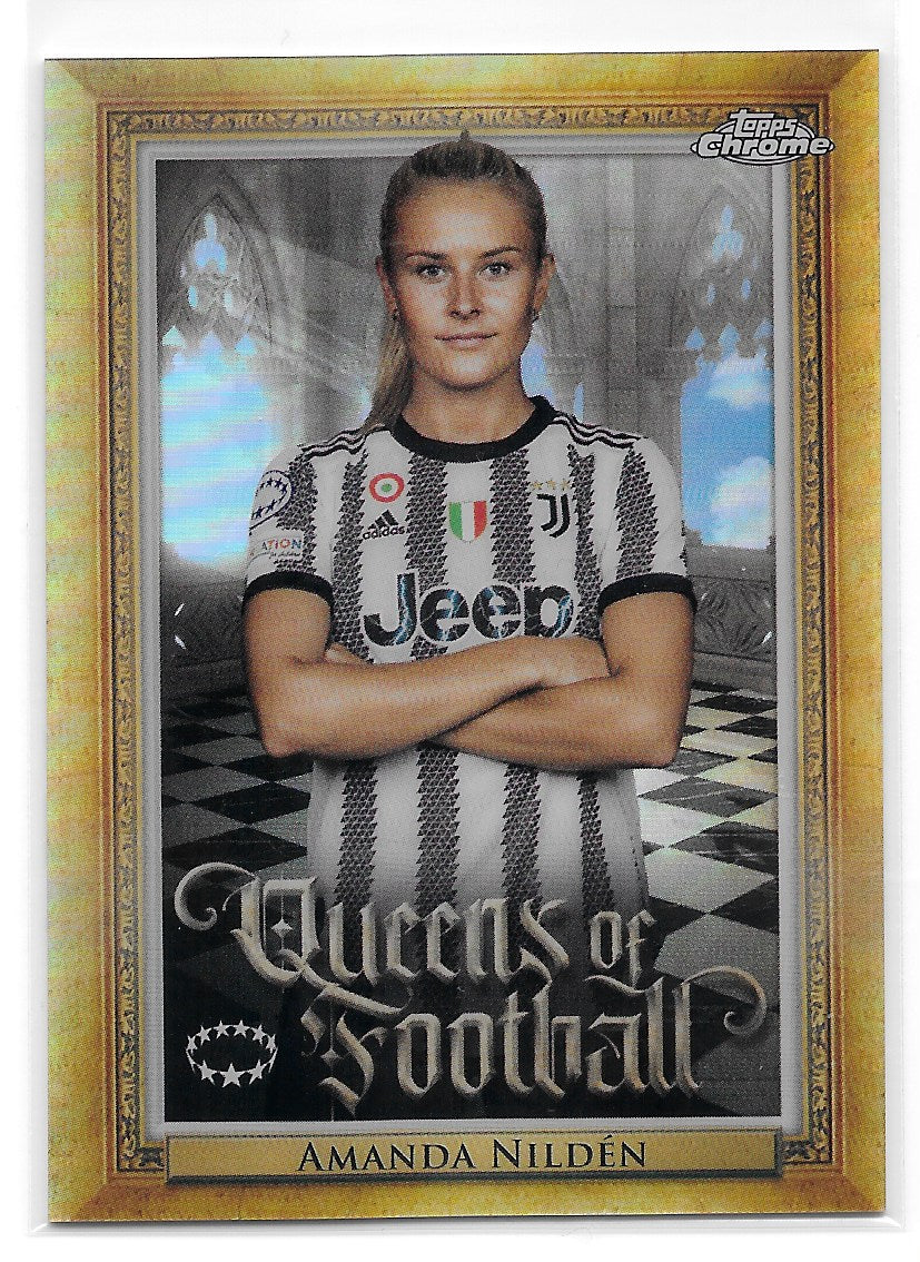 Amanda Nildén (Juventus) Queens of Football Topps Chrome UEFA Women’s Champions League 22-23