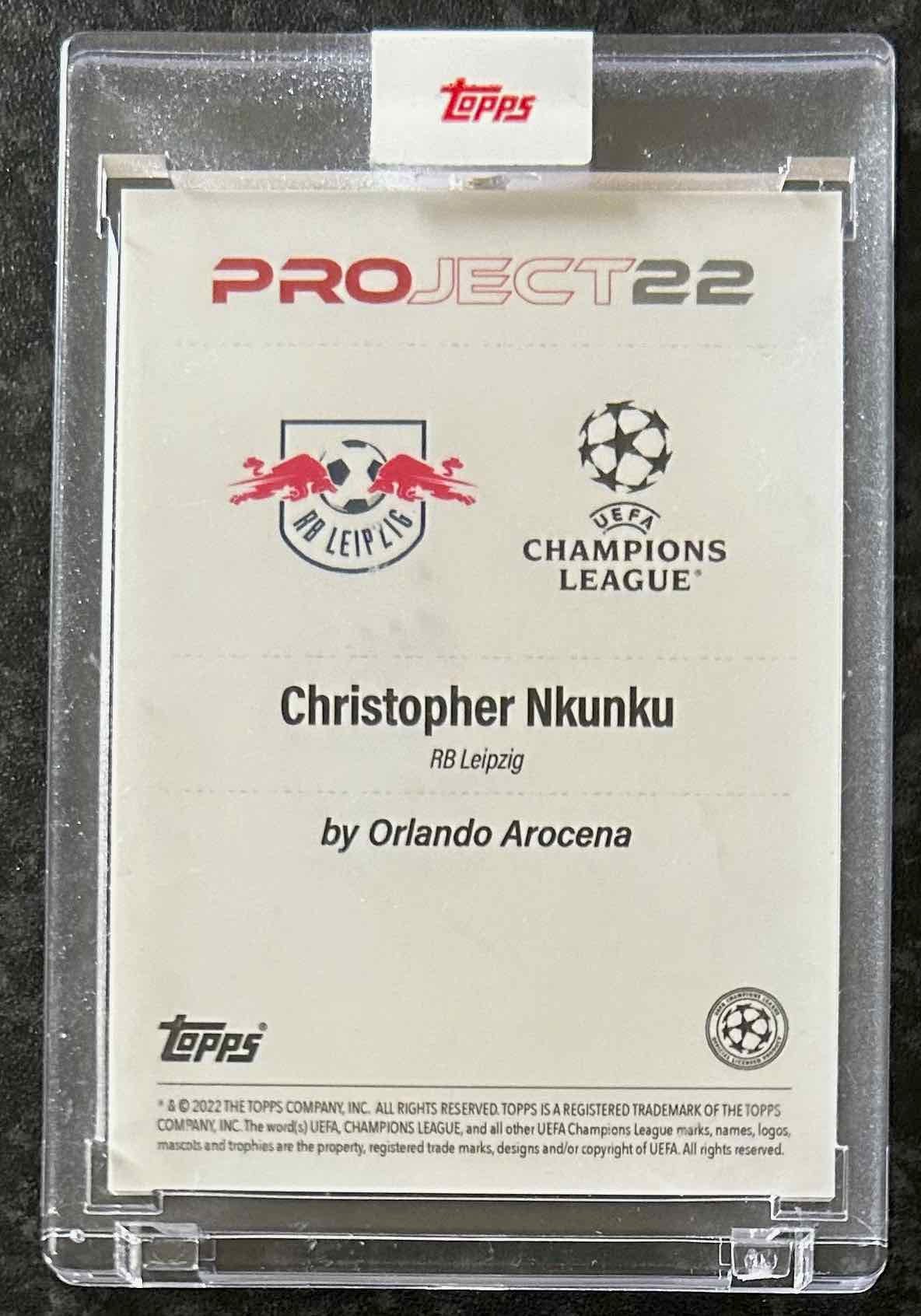 Christopher Nkunku (RB Leipzig) x Orlando Arocena Topps Project 22