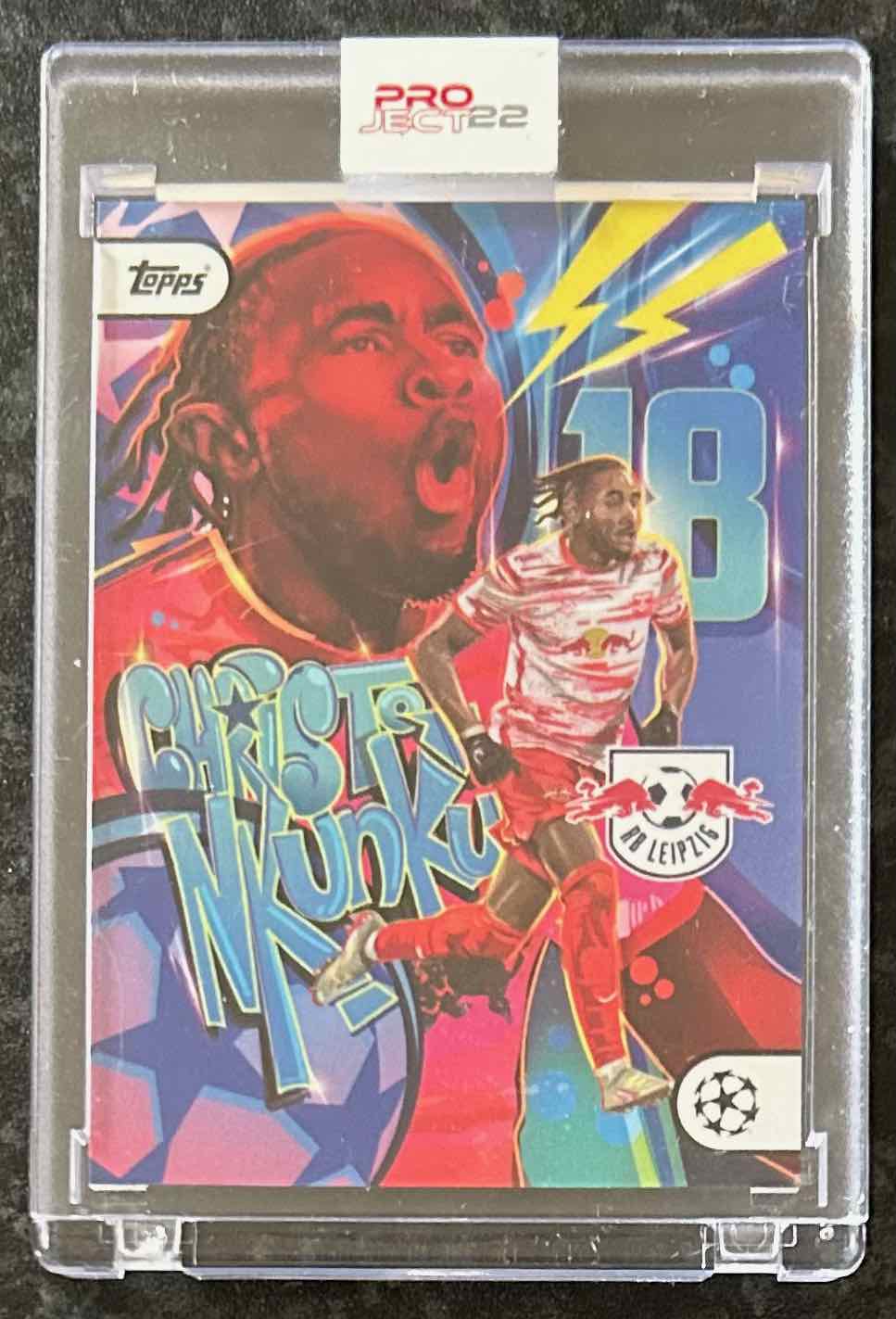 Christopher Nkunku (RB Leipzig) x Orlando Arocena Topps Project 22