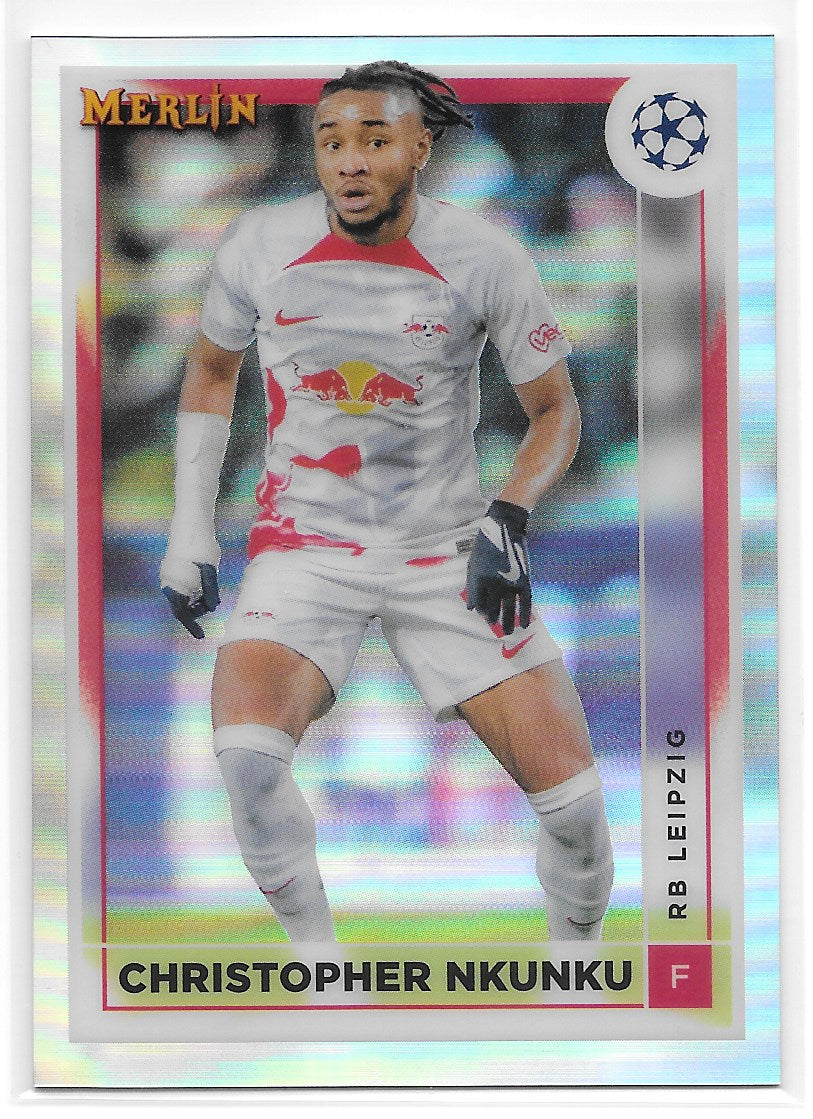 Christopher Nkunku (RB Leipzig) Refractor Topps Merlin Chrome UCC 22-23