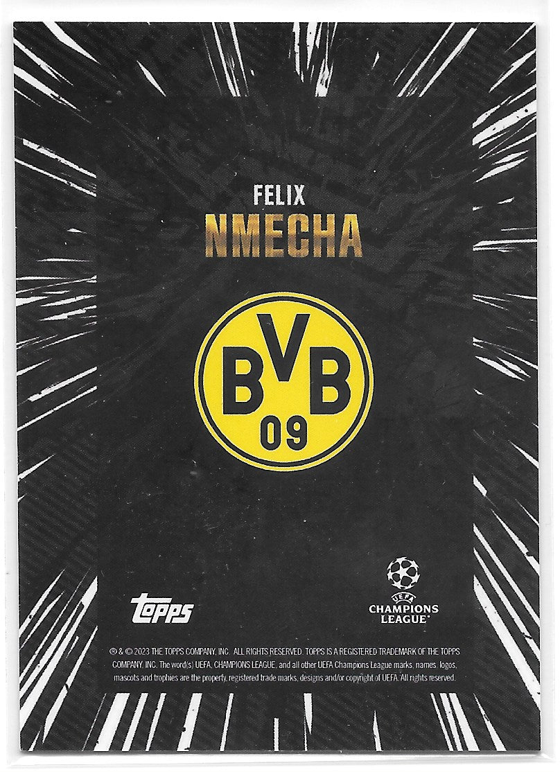 Felix Nmecha (Borussia Dortmund) Black /99 Topps Gold UCC x Whip 23-24