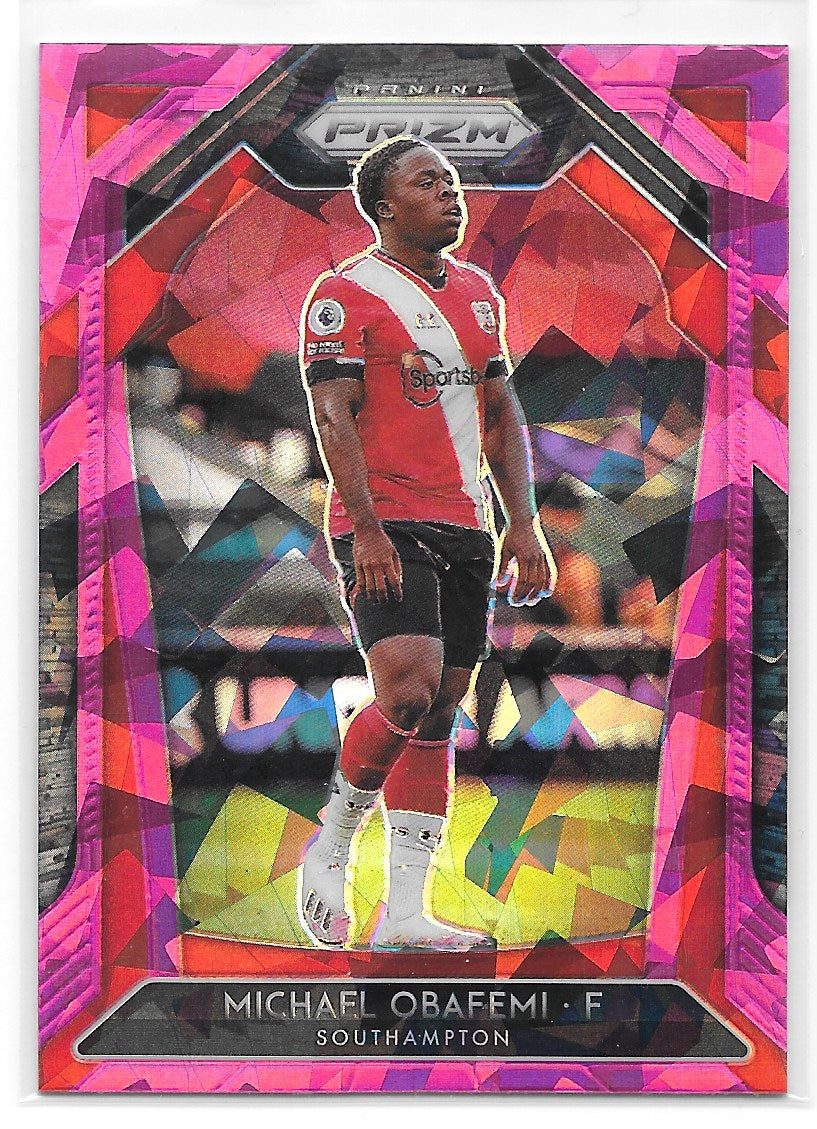 Michael Obafemi (Southampton) Pink Ice Panini Prizm Premier League 20-21