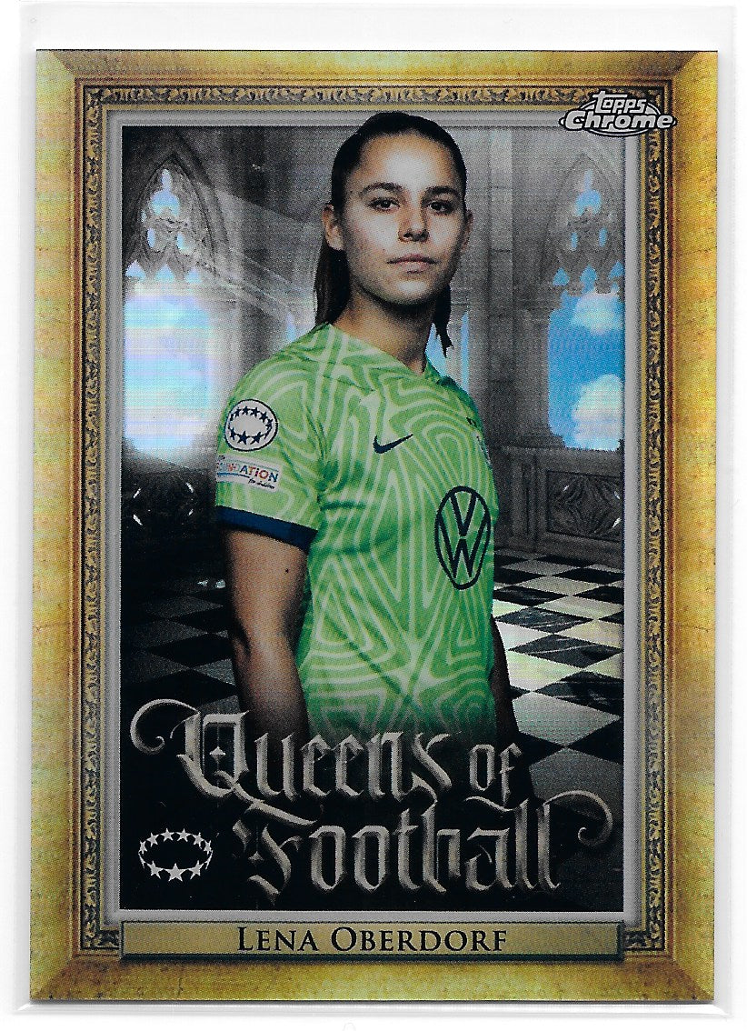 Lena Oberdorf (VFL Wolfsburg) Queens of Football Topps Chrome UEFA Women’s Champions League 22-23