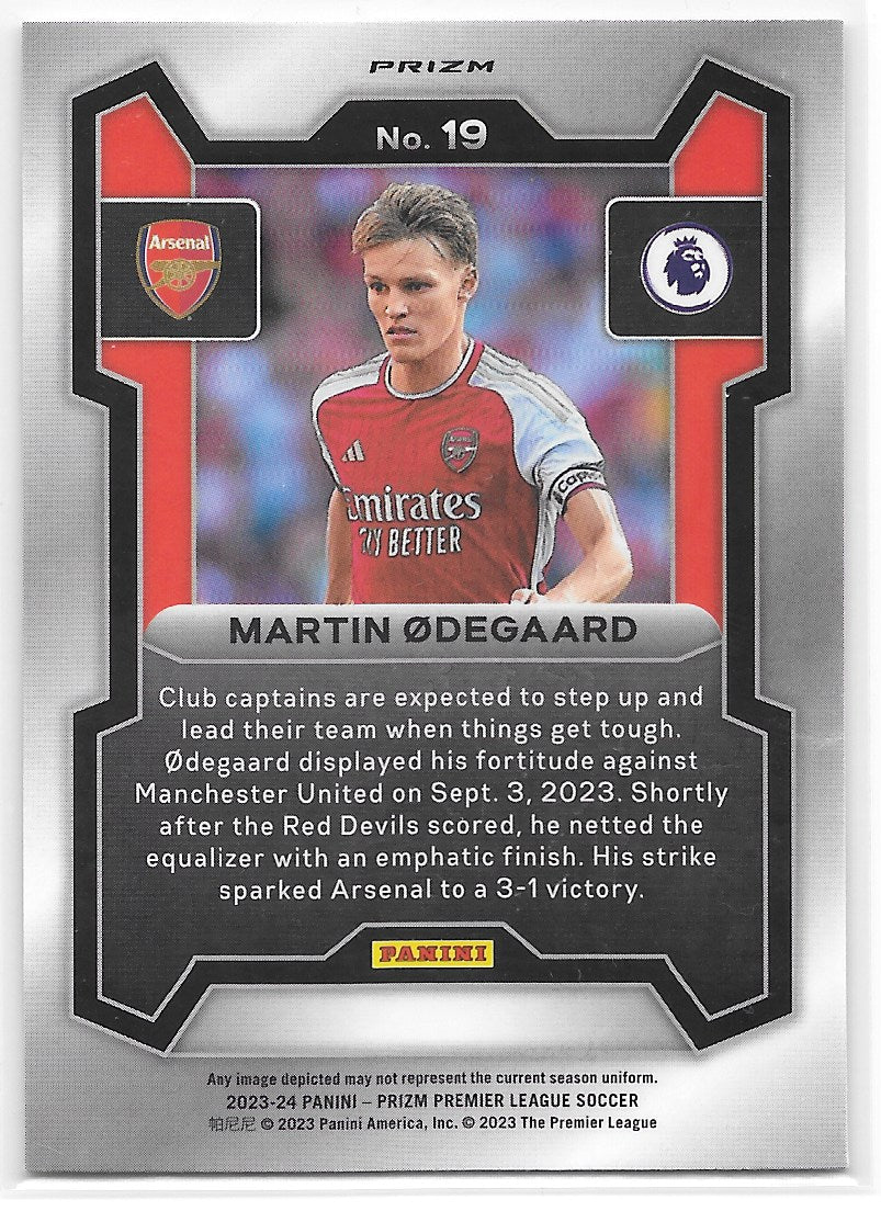 Martin Odegaard (Arsenal FC) Breakaway Panini Prizm Premier League 23-24