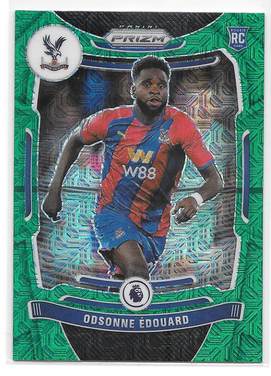 Odsonne Edouard (Crystal Palace) Green Mojo RC Panini Prizm Premier League 21-22