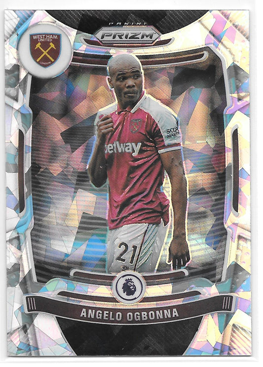 Angelo Ogbonna (West Ham United) Cracked Ice /23 Panini Prizm Premier League 21-22