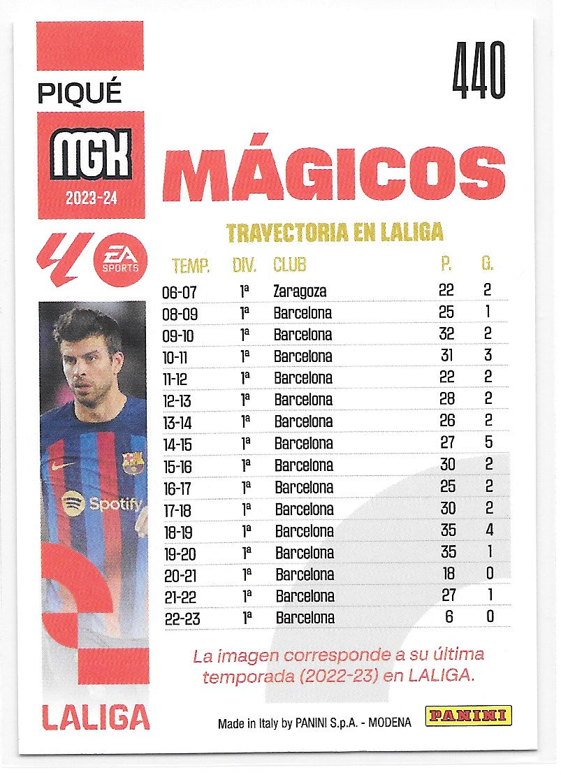 Gerard Pique (FC Barcelona) Magicos Panini MegaCracks La Liga 23-24