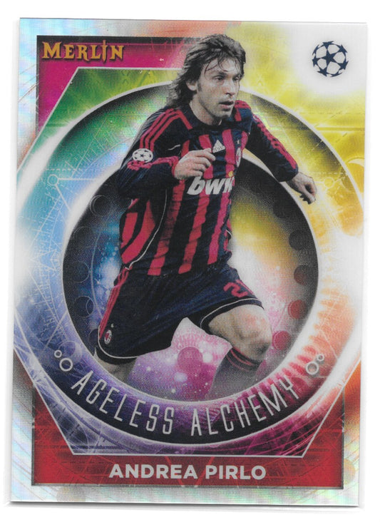 Andrea Pirlo (AC Milan) Ageless Alchemy Topps Merlin Chrome UCC 22-23