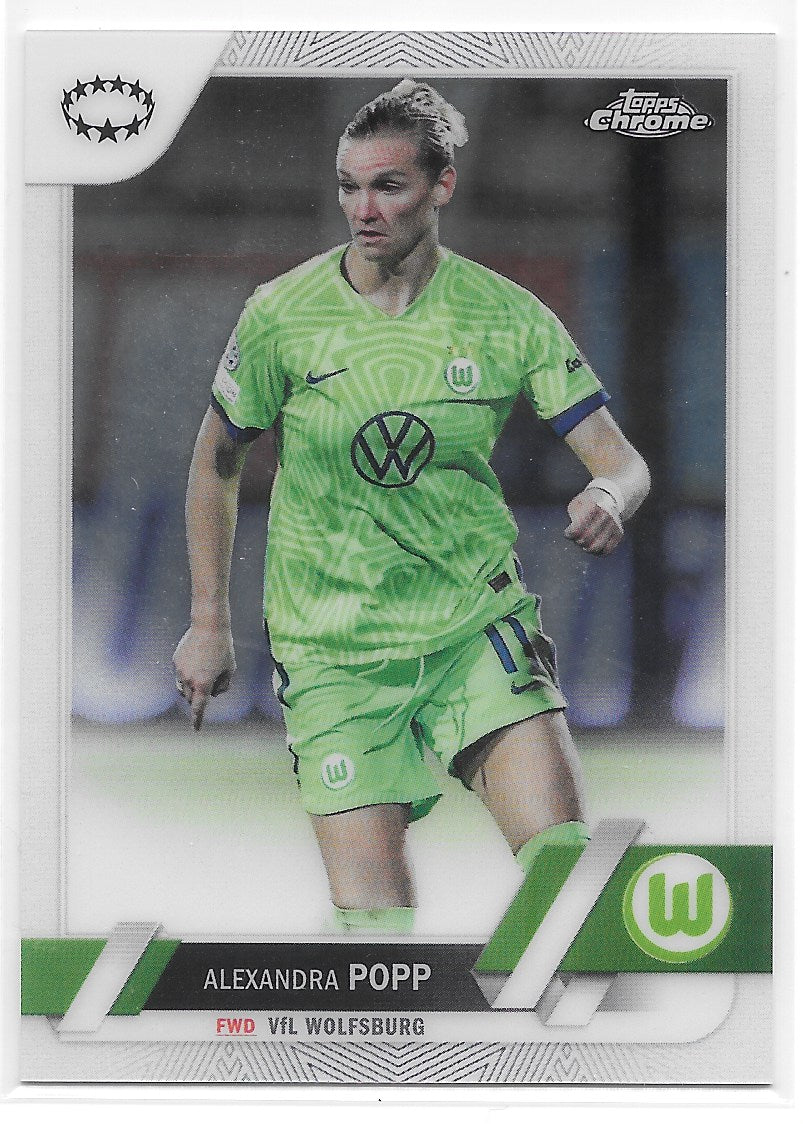 Alexandra Popp (VfL Wolfsburg) Topps Chrome UEFA Women’s Champions League 22-23