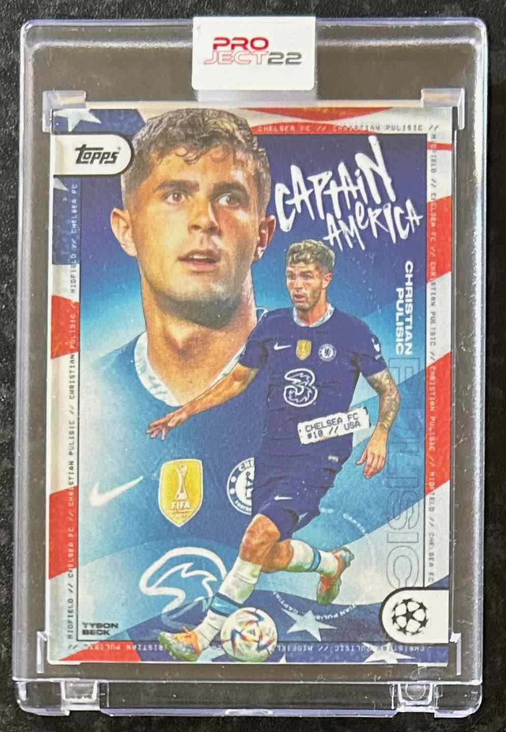 Christian Pulisic (Chelsea FC) x Tyson Beck Topps Project 2022