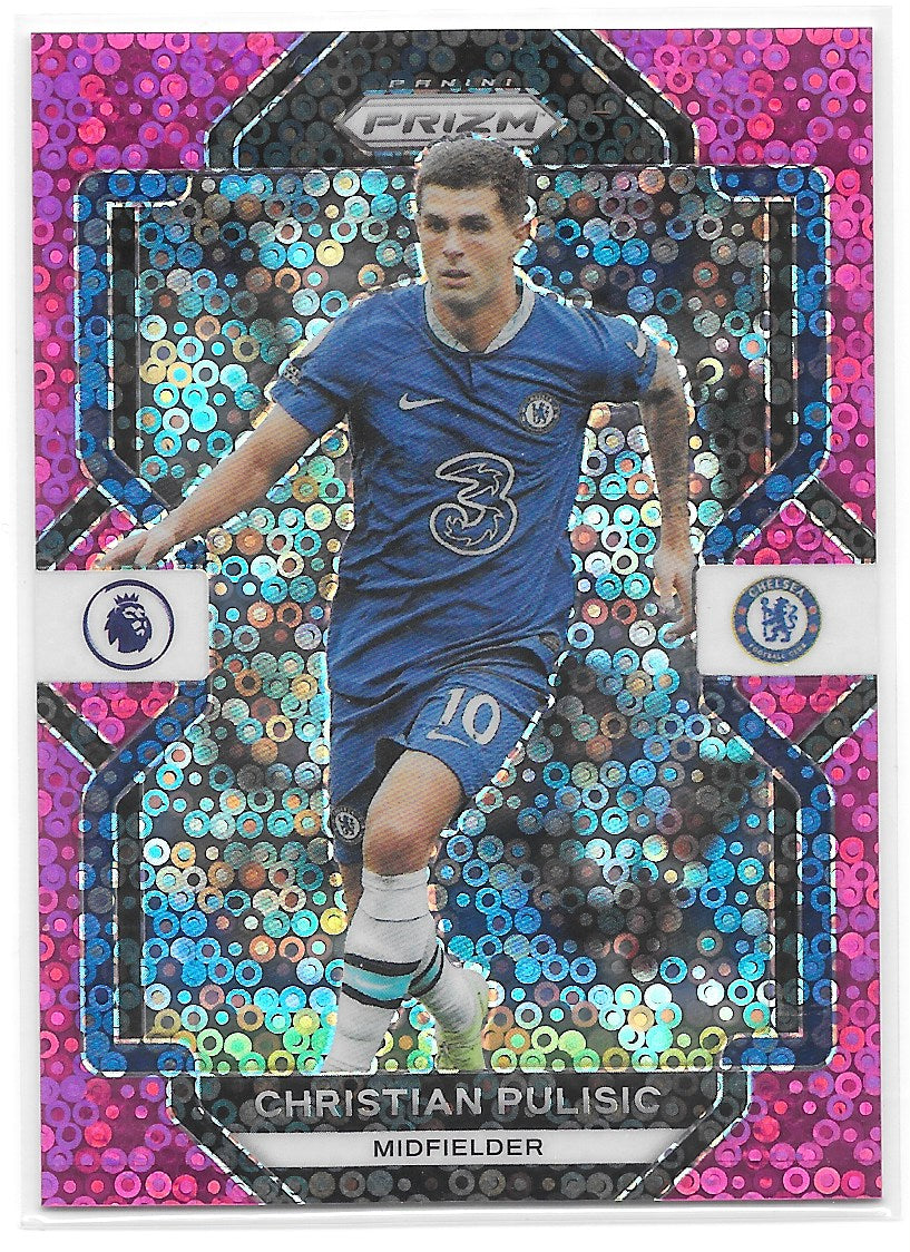 Christian Pulisic (Chelsea FC) Pink Breakaway /99 Panini Prizm Premier League 22-23