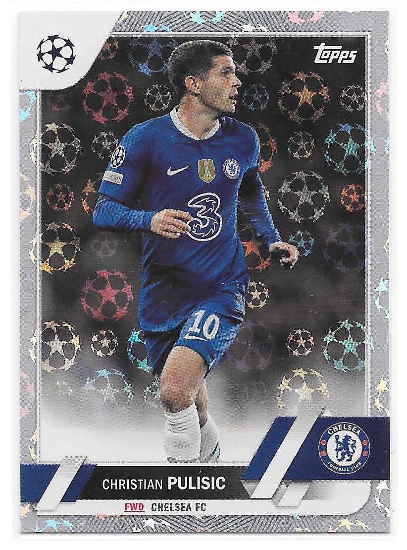 Christian Pulisic (Chelsea FC) Starball Foil Topps UCC Flagship 22-23