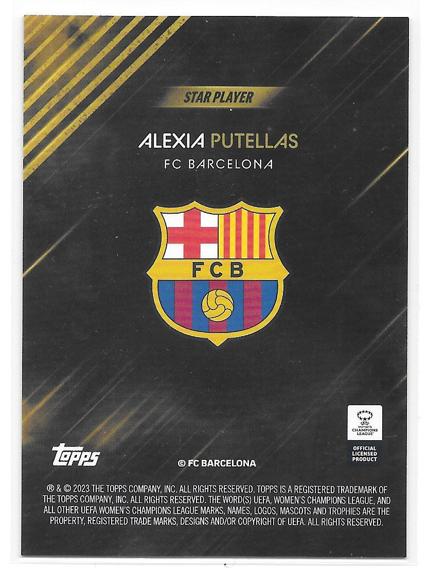 Alexia Putellas (FC Barcelona) Star Player Topps Knockout UEFA Women’s Champions League 2023