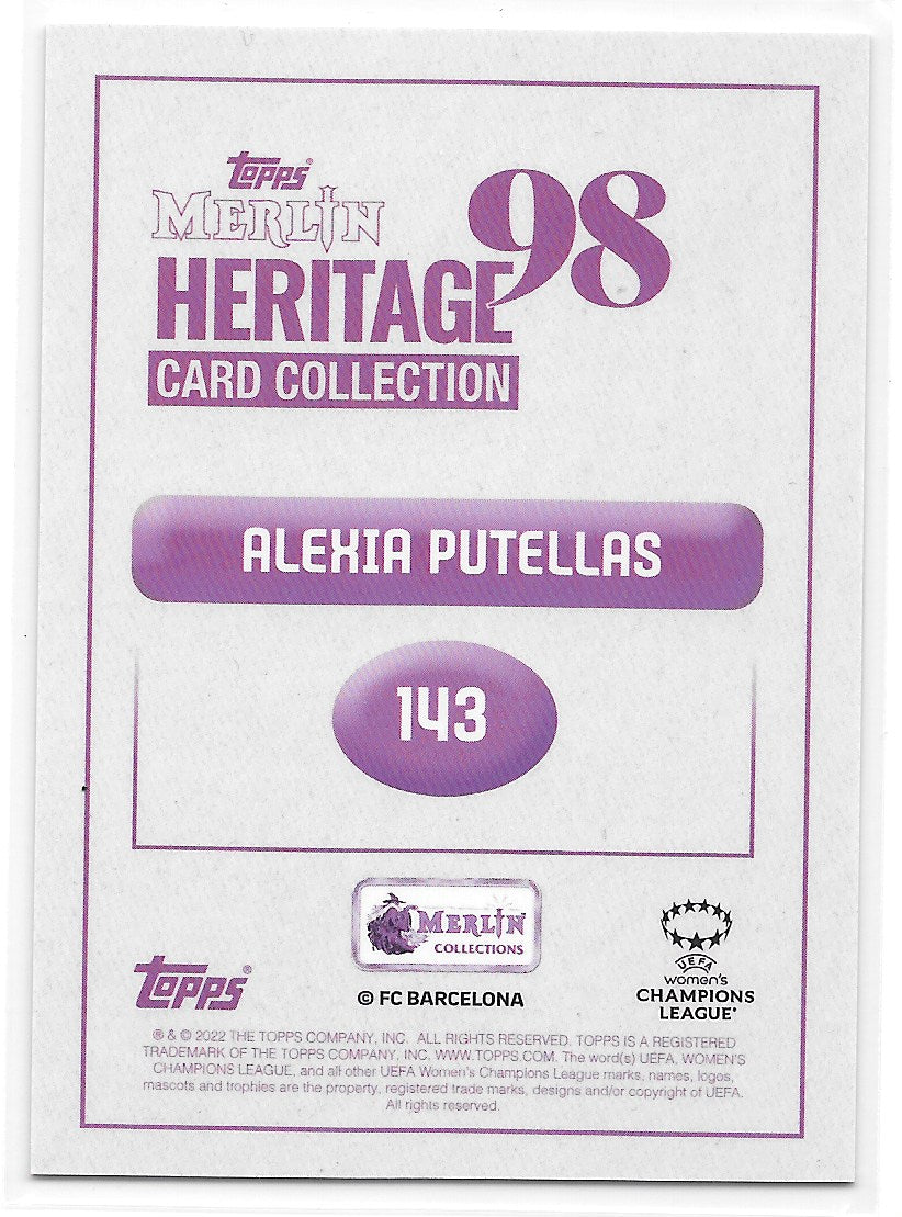 Alexia Putellas (FC Barcelona) Captain Topps Merlin Heritage 98 22-23