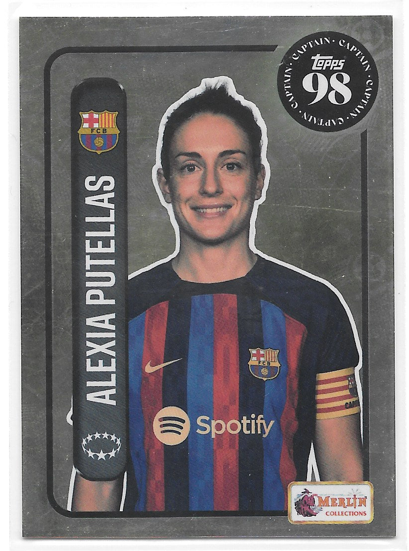 Alexia Putellas (FC Barcelona) Captain Topps Merlin Heritage 98 22-23