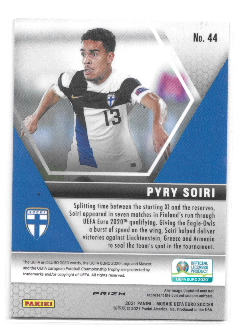 Pyry Soiri (Finland) Camo Pink Panini Mosaic UEFA Euro 2020