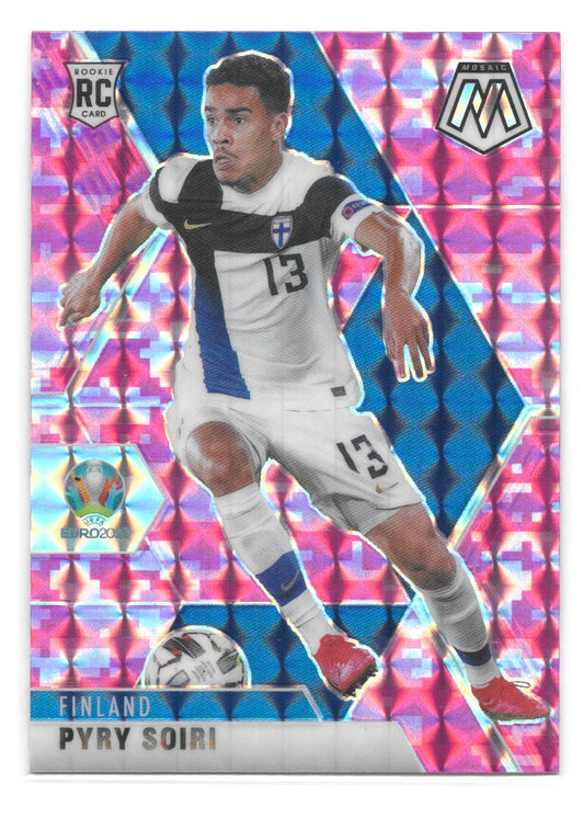 Pyry Soiri (Finland) Camo Pink Panini Mosaic UEFA Euro 2020