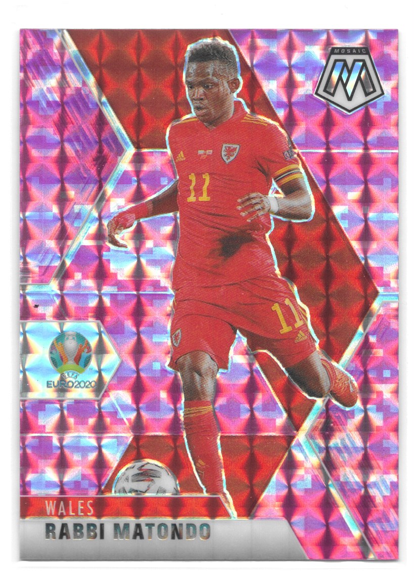 Rabbi Matondo (Wales) Camo Pink Panini Mosaic UEFA Euro 2020