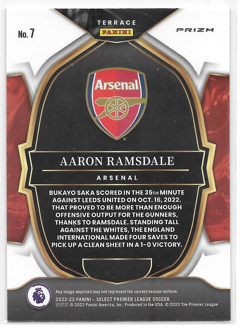 Aaron Ramsdale (Arsenal) Purple Mojo Panini Select Premier League 22-23