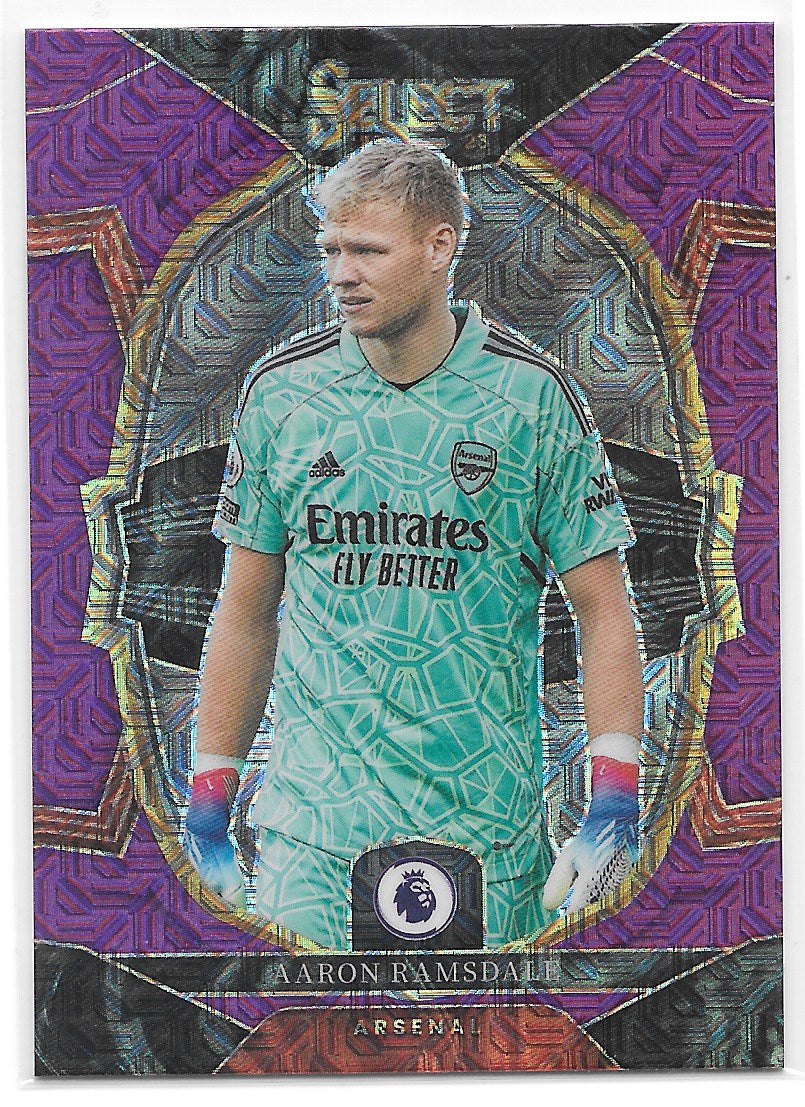 Aaron Ramsdale (Arsenal) Purple Mojo Panini Select Premier League 22-23