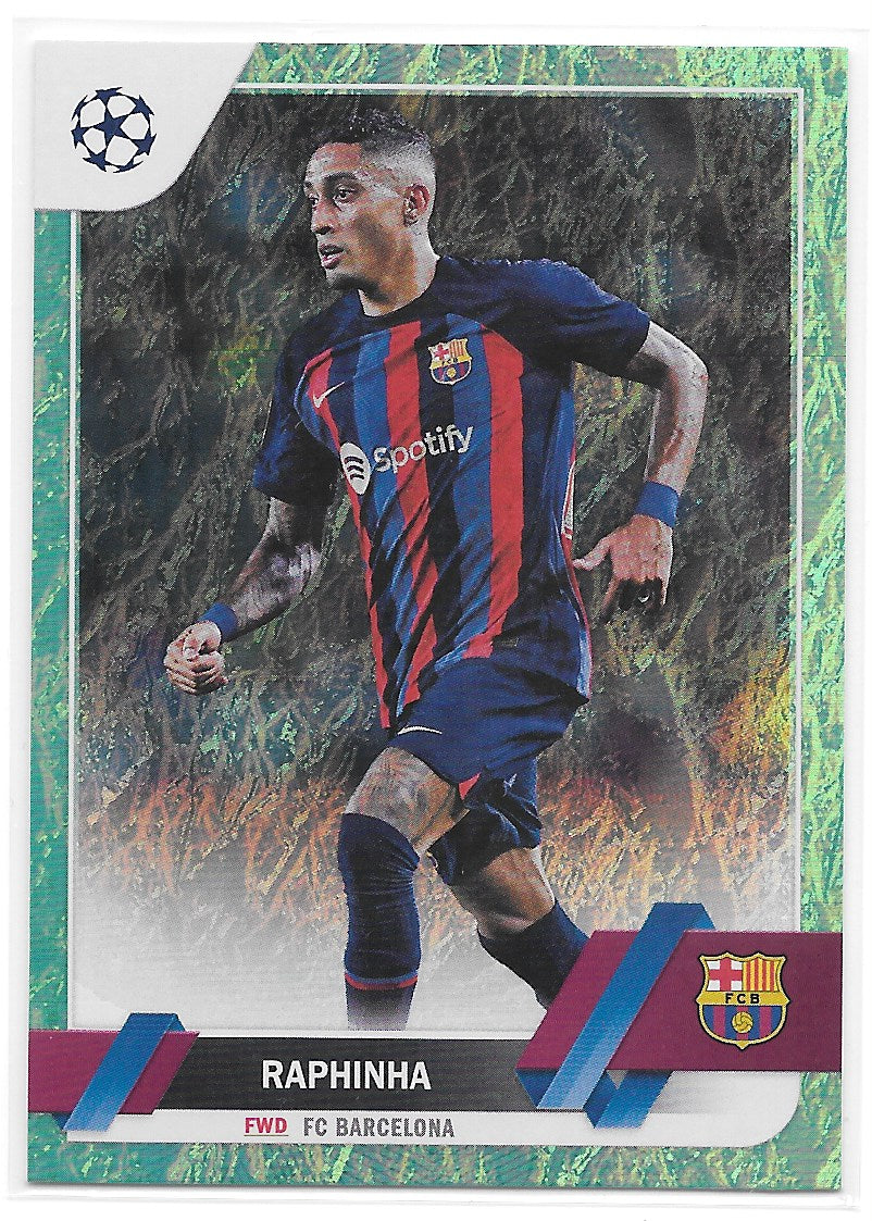 Raphinha (FC Barcelona) Base Topps JADE Edition UEFA Club Competitions 22-23